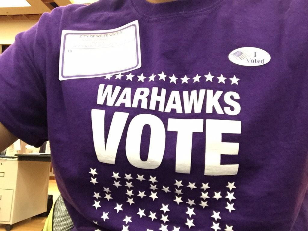 perrynathan10's tweet photo. The polls are open come and vote. Polls are open until 8. #wsgvotes #uwwvotes #intheuc http://t.co/Fqq0wrynnQ