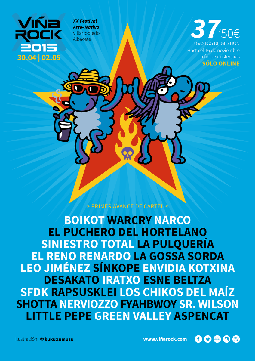 VinaRockOficial's tweet photo. ¡Sólo quedan 20 días para las nuevas #ConfirmacionesVR2015! http://t.co/Kmr2Q6p68G