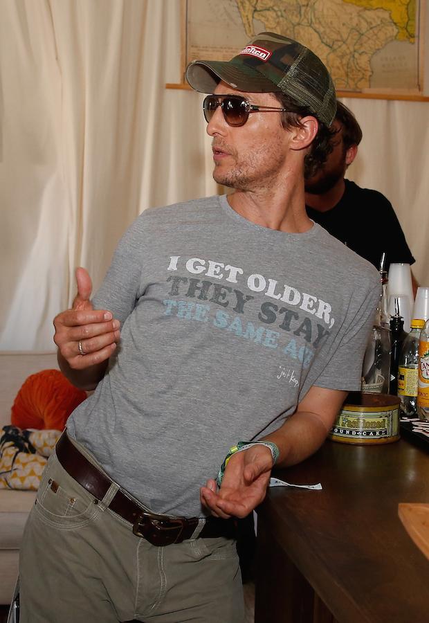 We get older, he stays the same age: Happy Birthday Mr. Matthew McConaughey!  