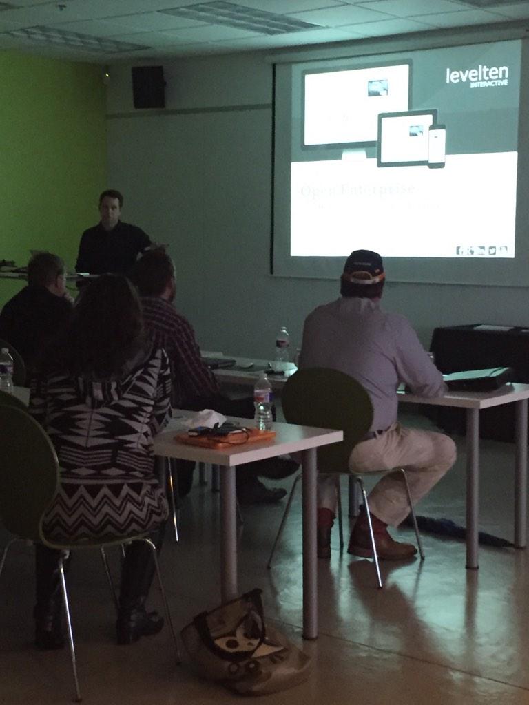 LevelTen's tweet image. .@brentbice showing our #OpenEnterprise