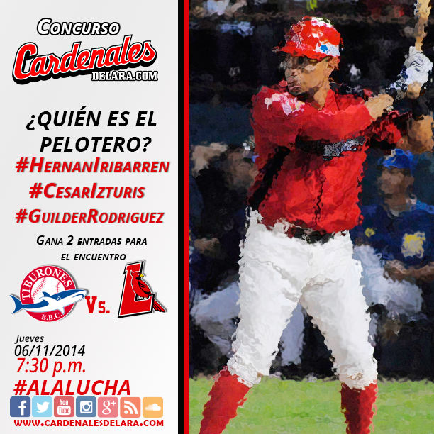 CardenalesDice's tweet photo. ¿Quién es el pelotero que sale en esta imagen? #HernanIribarren, #CesarIzturis, #GuilderRodriguez http://t.co/8kuSf4nD7d