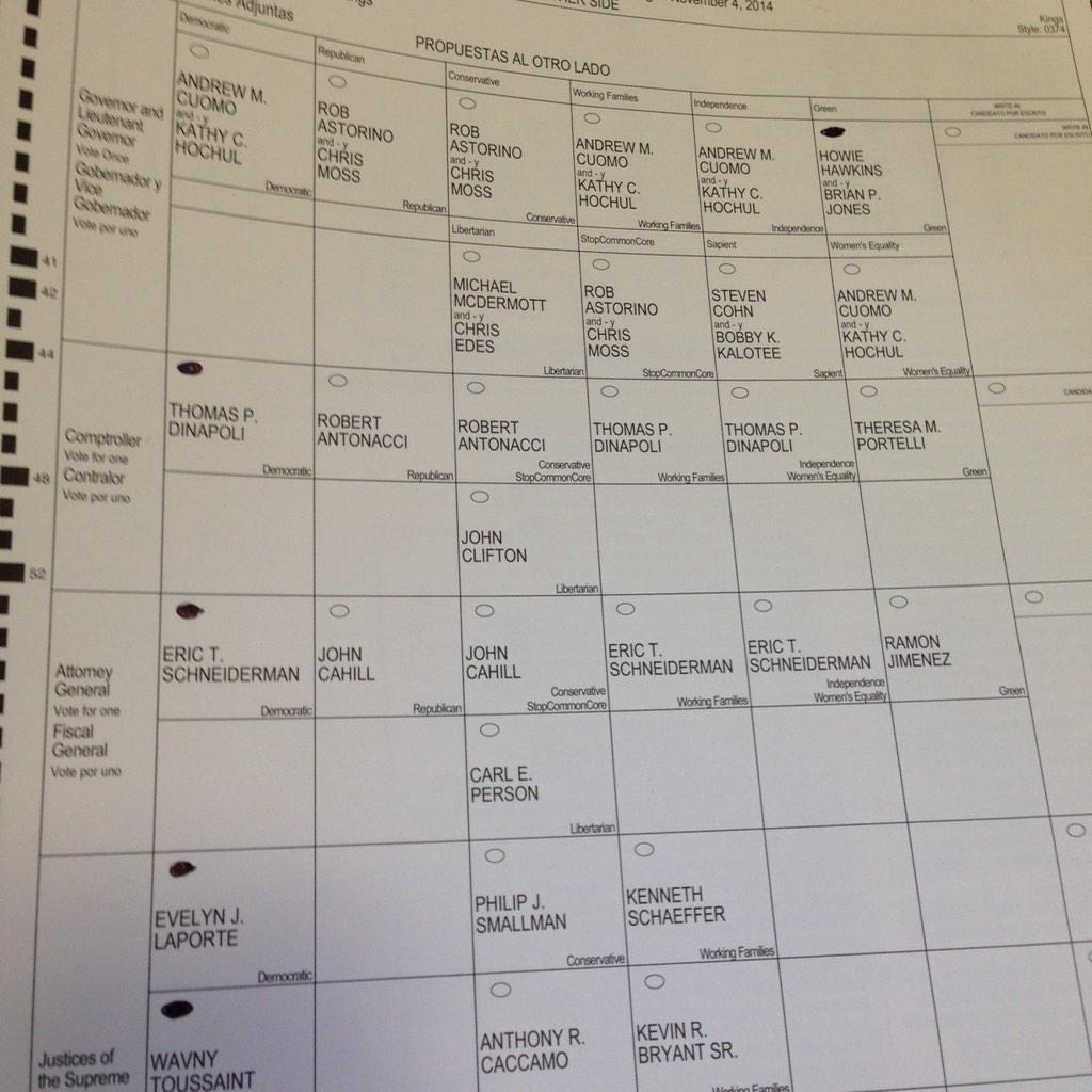 MrFickelstein's tweet photo. Life long democrat but I cannot vote for #cuomo worst gov ever! #CuomosGottaGo #LICH #Election2014 #NYCVOTES #nyc http://t.co/oUbjgQrEhP