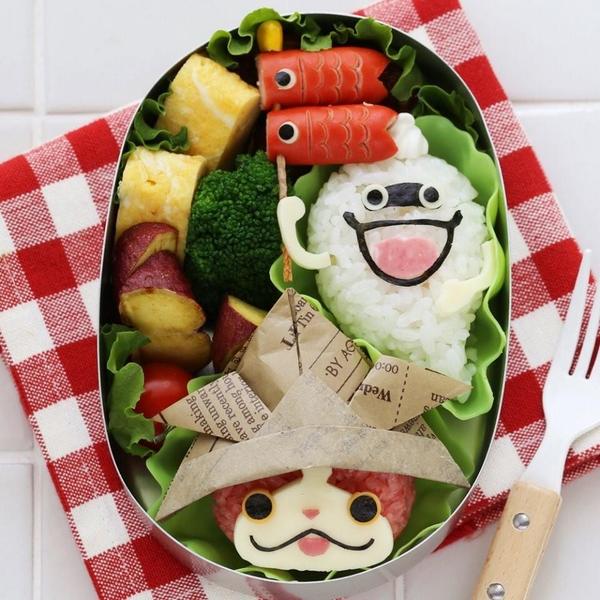 これは子どもが喜ぶ Twitterに投稿された妖怪ウォッチのキャラ弁を集めてみた
