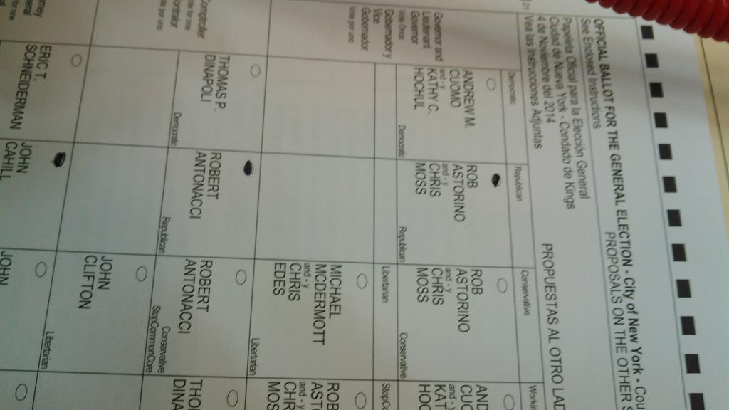samtauber's tweet photo. @RobAstorino I gave you my vote http://t.co/qa5eAK3Voe
