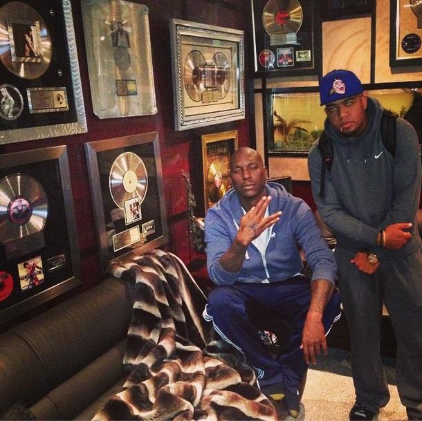 Safe travels champ! @skyzoothewriter locked in this whole week on #BlackRose2015TyreseLastSoloAlbum - <a href="/Tyrese/">Tyrese Gibson</a>