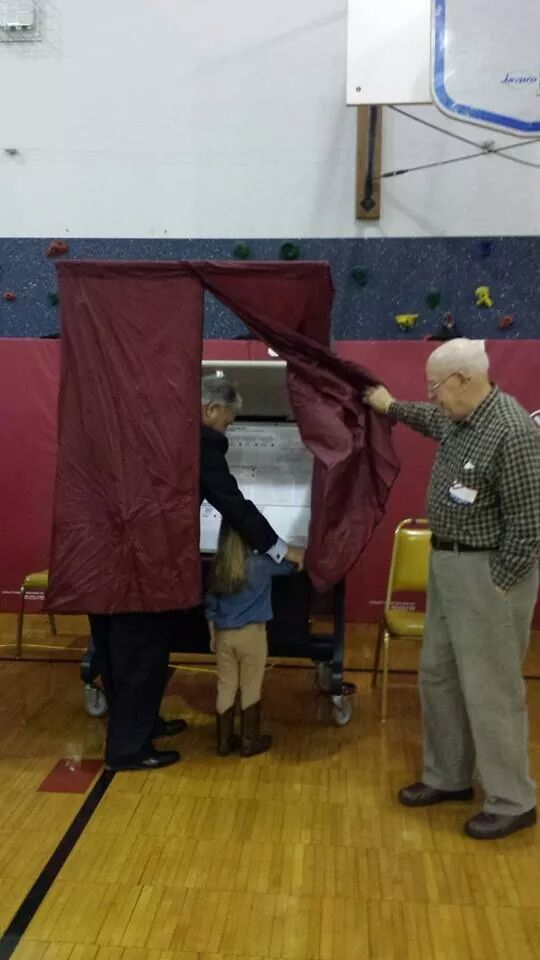 BergenDems's tweet photo. Jim just voted! #JimTedesco #BergenGoBlue http://t.co/zGBHIlkshl