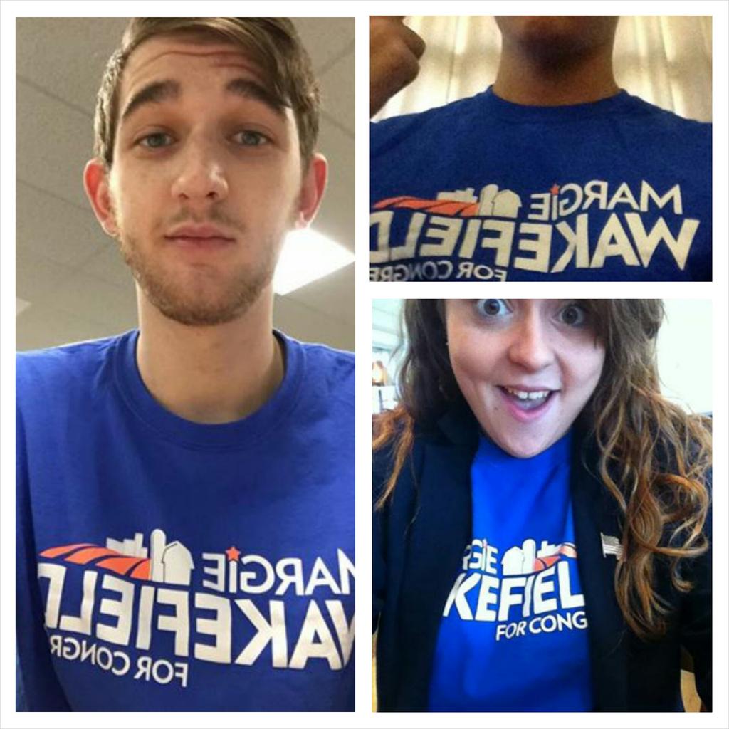 MargieforKS's tweet photo. All of our summer interns are showing their #TeamWakefield pride for #ElectionDay! http://t.co/Z1M78jkRHE