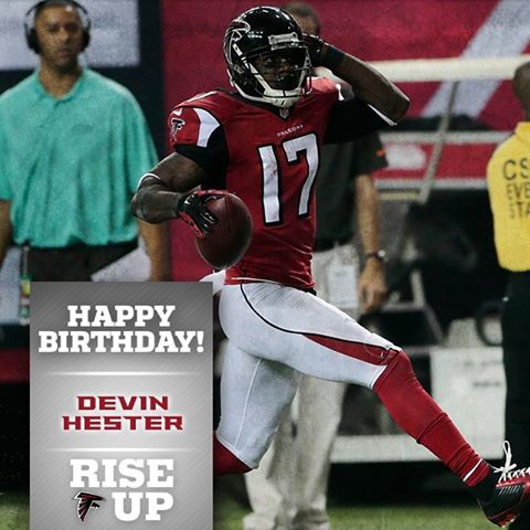 Help us wish the guy with the most touchdown returns in NFL history a happy birthday today!  HBD, Devin Hester! 