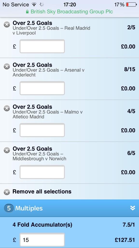 TipsGods's tweet image. Over 2.5 coupon 
Odds 7.5/1
Stake £15