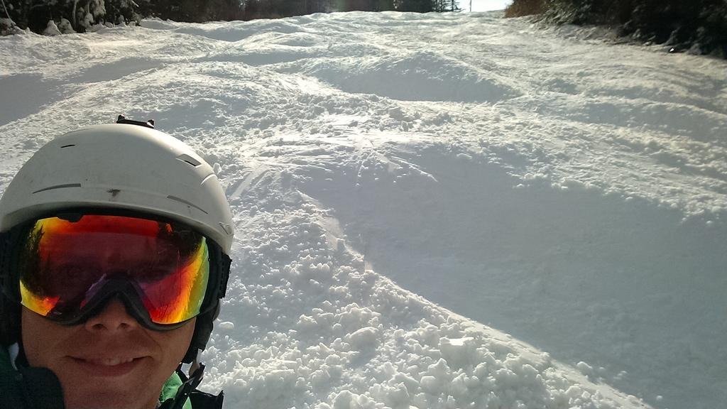 Day two! First day lift served.