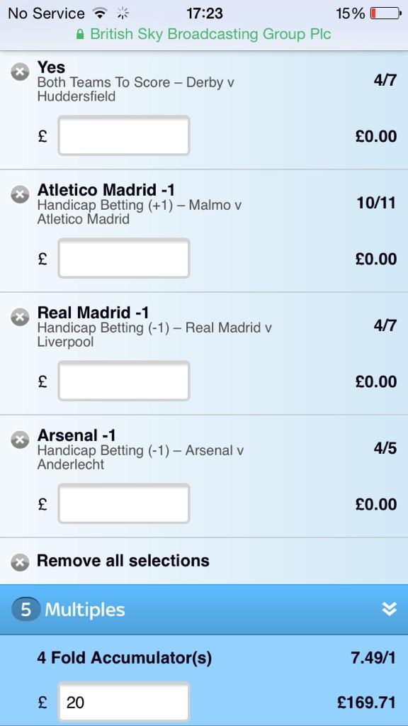TipsGods's tweet image. Mixed 4 fold 

Odds 7.5/1

Stake £20