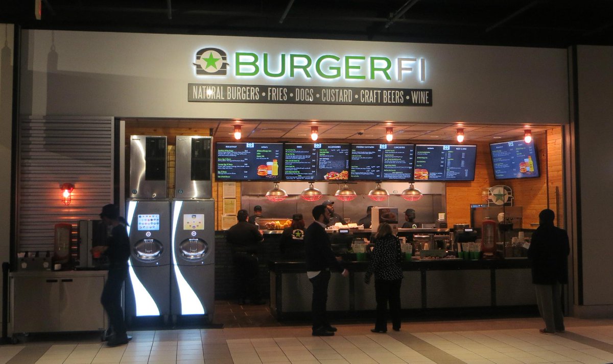 CNNCenter's tweet image. We’ve been “burgerfied!” We’re so excited to welcome @BurgerFi to the CNN Center! burgerfi.com