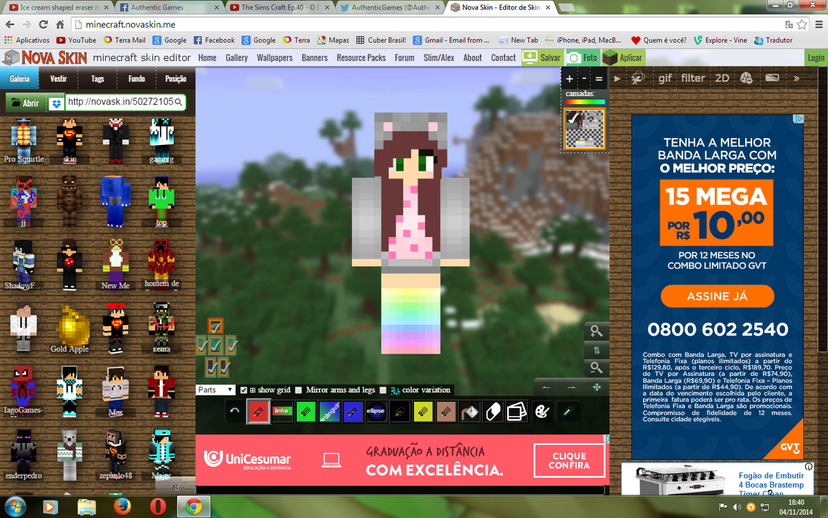 Isaaa_Boni's tweet photo. @AuthenticGames queria muito participar do The Sims Craft seria um sonho realizado porque não tentar 
Nome: Boniga http://t.co/xMdXRxHeVf