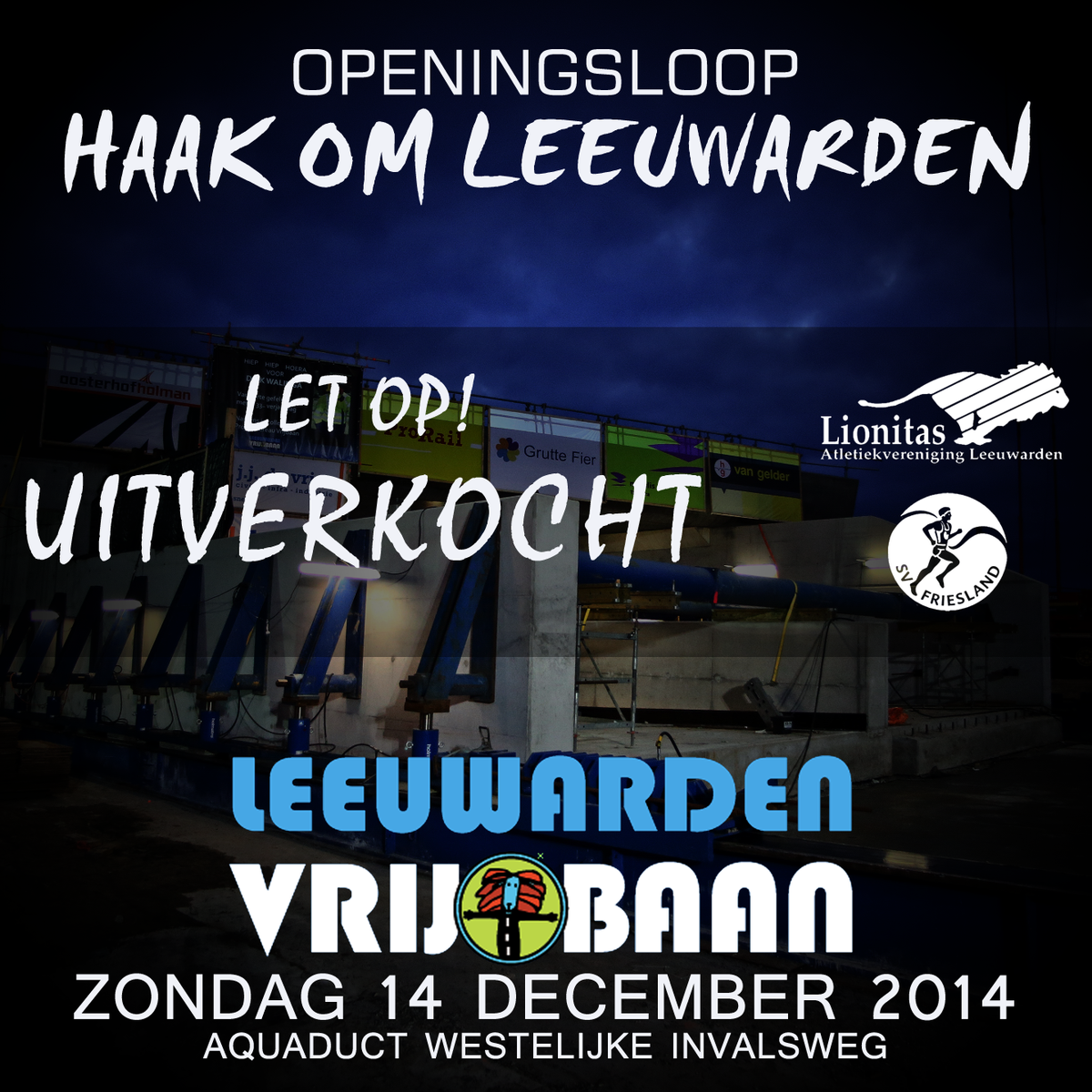 svfriesland's tweet photo. De Haak om Leeuwarden is UITVERKOCHT! 700 deelnemers staan ingeschreven!

http://t.co/Fl7QwAvqZG http://t.co/mSwyyX4i7F