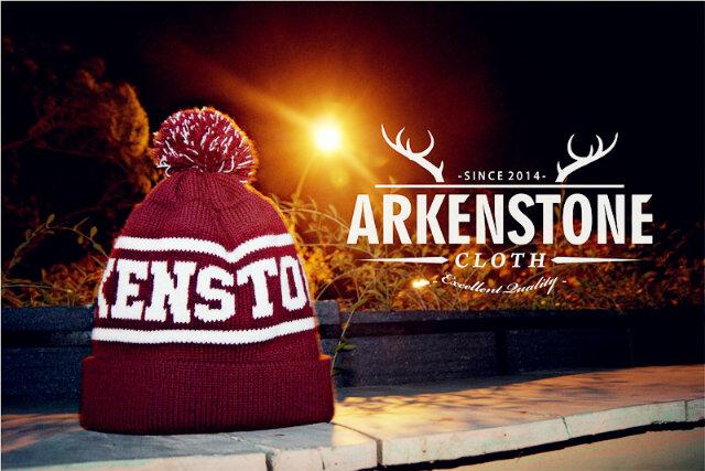 Pom Beanie ARKENSTONE available 2 colour's. Red Maroon and Black