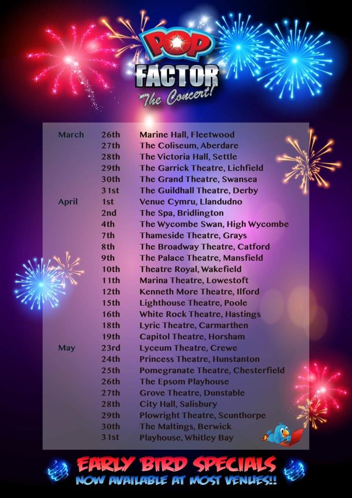 🎶🎉✨ITS HERE!!! ✨😁🎤             Pop Factors' ✨OFFICIAL TOUR ✨2015!!✨ Check it out now for a venue near you!! :))) 🎉✨😘