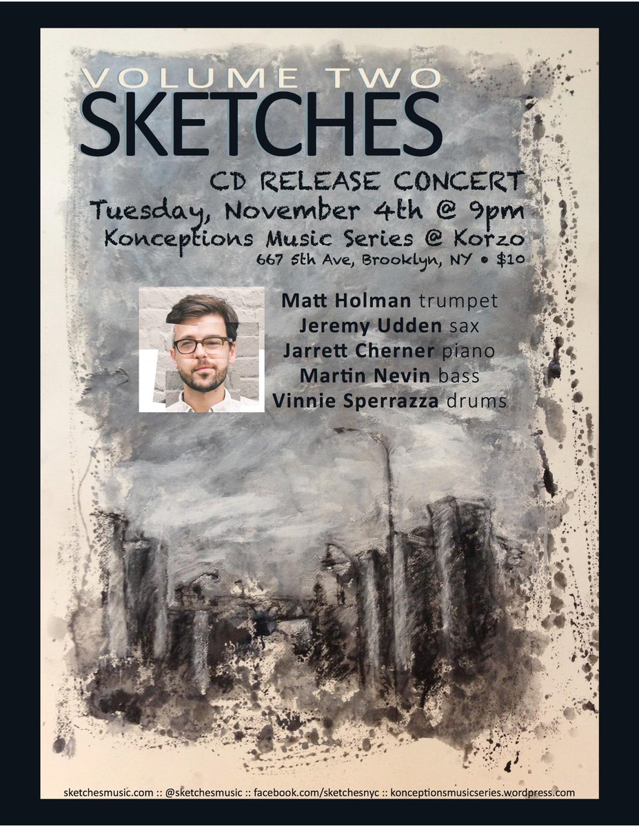 TONIGHT 10:30pm #SketchesVolumeTwo Brooklyn CD Release at <a href="/konceptions/">Konceptions</a> w/ <a href="/AMradio_/">Angela Morris</a> at 9pm facebook.com/events/1625290…