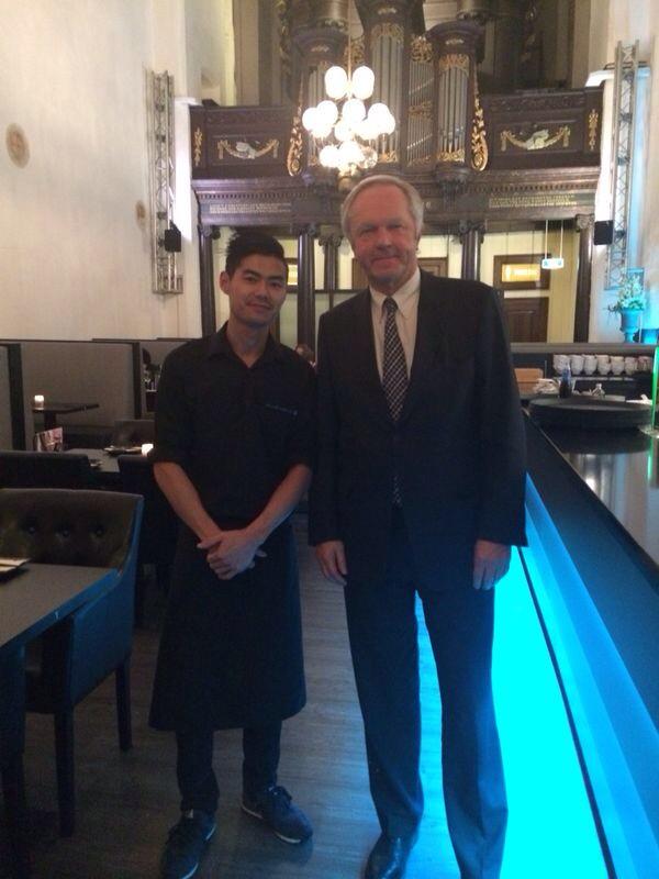 Burgemeester van Zwolle in ons restaurant!