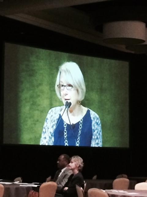 PeaceCorps's tweet photo. Today Dir. Hessler-Radelet spoke w/ @APLU_News on how Peace Corps can partner w/ more public universities. #APLU2014 http://t.co/DRPUVai6Q6