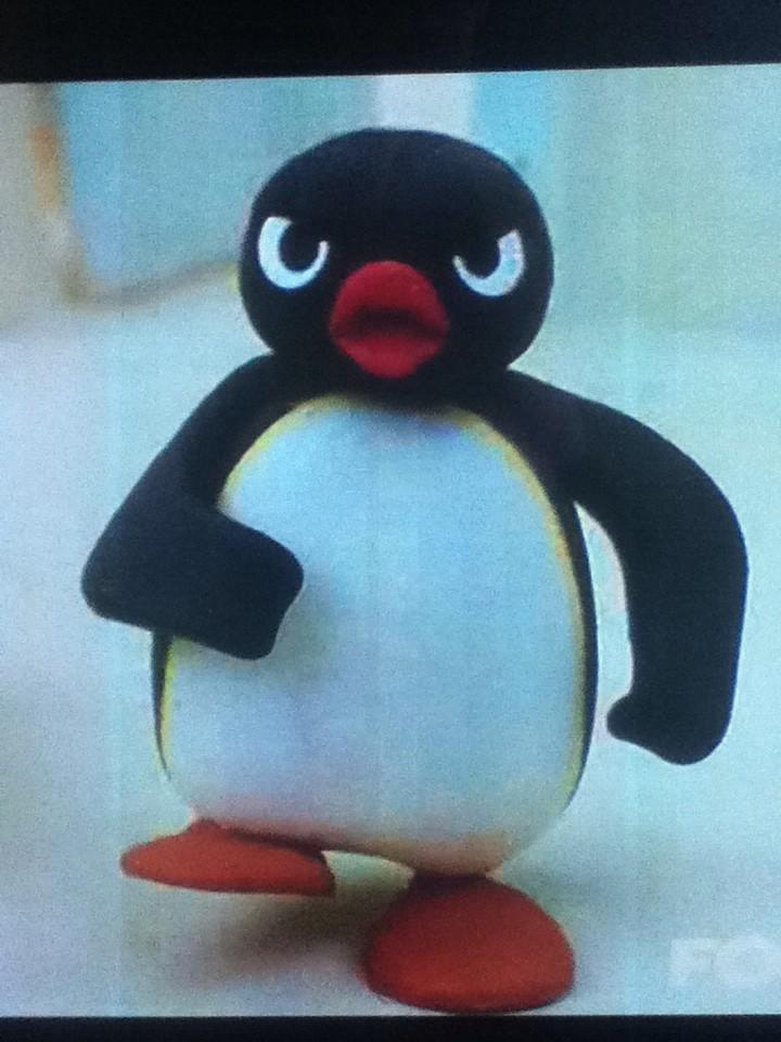 “Angry pingu reminds me of Calum IDK WHY BUT IT JUST DOES OKAY #vote5sos” .