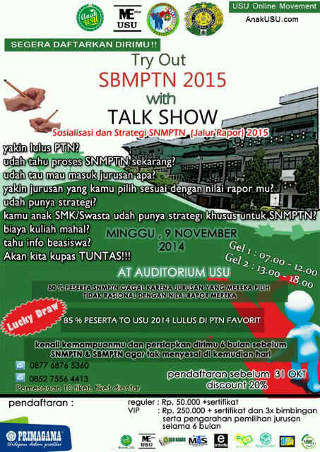 <a href="/SMAN7BINJAI/">SMA NEGERI 7 BINJAI</a> Simulasi dan talkshow bgi kamu yg ingin lulus PTN favorite "USU try out" info: <a href="/anak_USU/">anakUSU.com</a> <a href="/USUKabar/">USU KABAR</a>