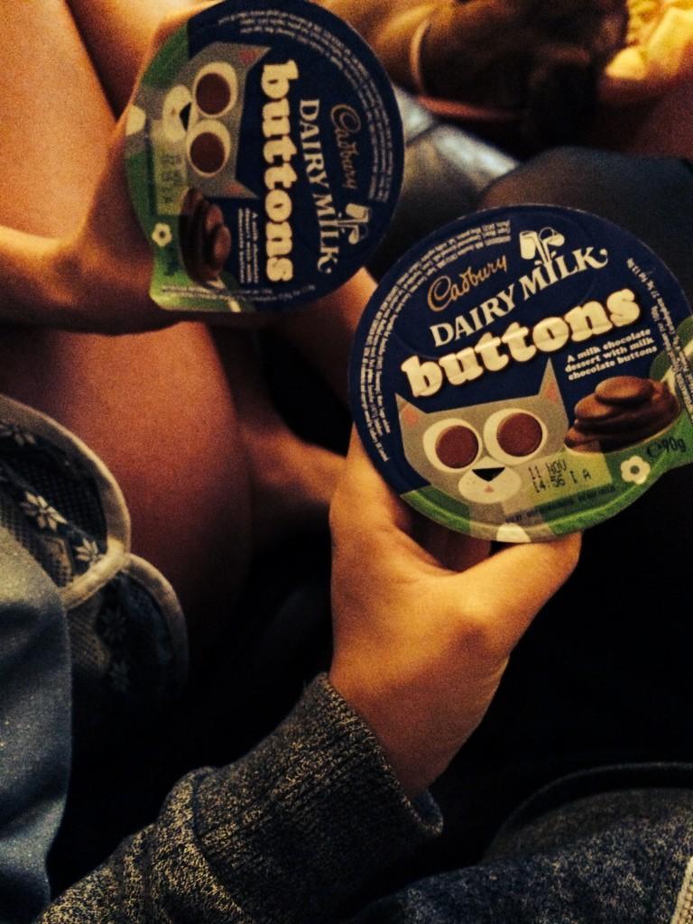 The last dairy milk buttons yogurt 👍😋 <a href="/EmmaStaddon/">Emma Staddon</a>