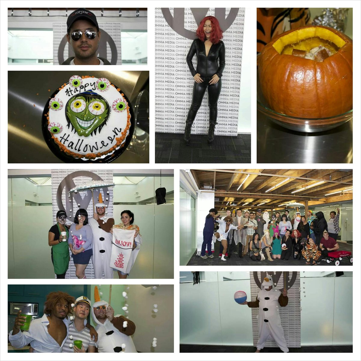 iRockCustom's tweet image. #ICYMI The @OmniaMediaCo team killed it when it came to our Halloween costume contest!