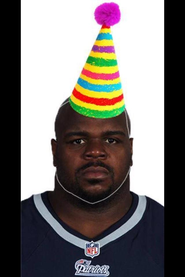 Happy birthday to my favorite Pats player. Vince Wilfork 