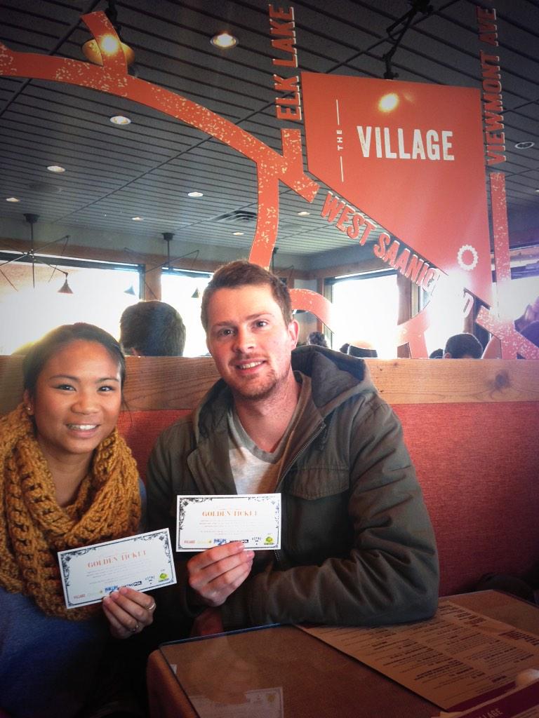 MandaRees's tweet photo. So excited for this!! RT @royaloakvillage: Another couple of excited Villagers! #goldenticketholders http://t.co/pn9wNNrFPR