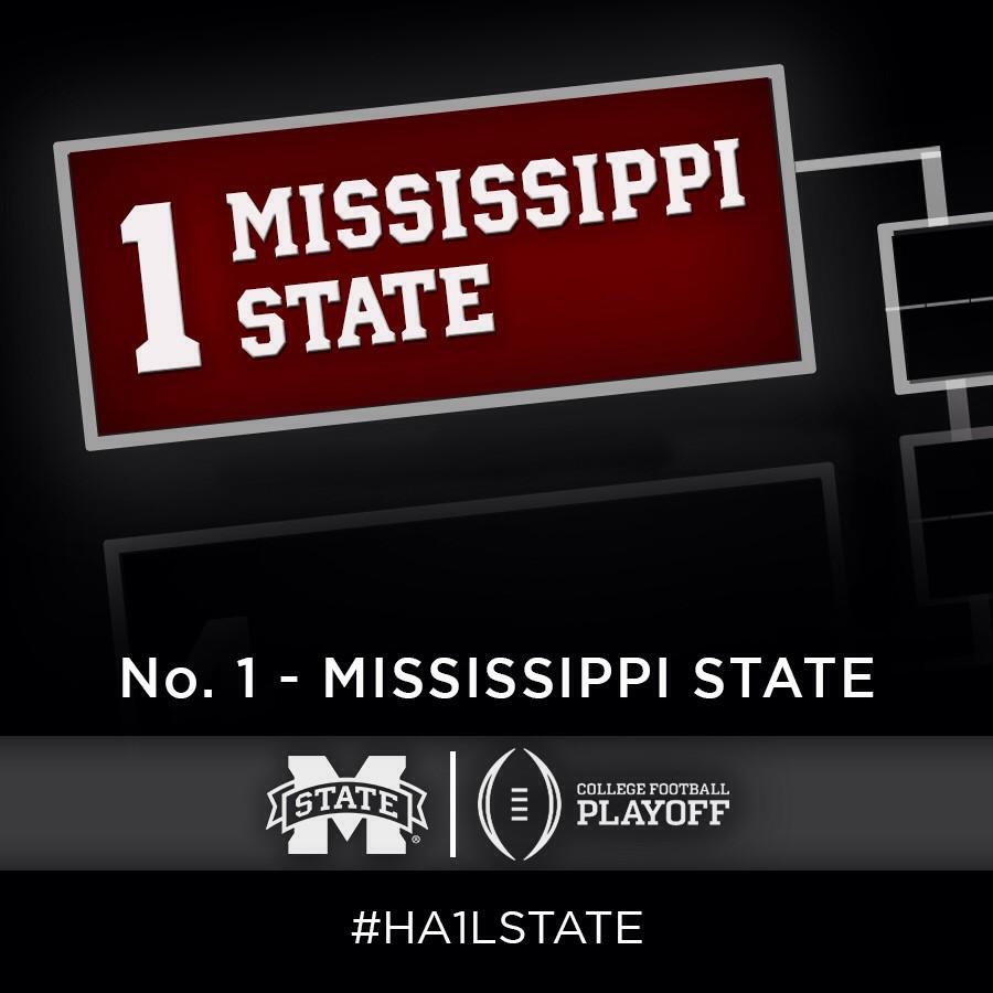 Your Bulldogs are still No. 1 in the <a href="/CFBPlayoff/">College Football Playoff</a>! #HA1LSTATE
