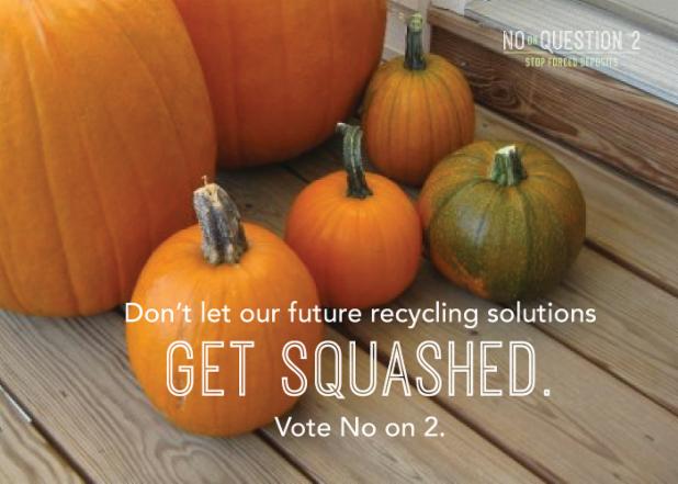 MARecycling's tweet photo. More than $60 million a year in increased grocery costs for an old idea? No thanks. Vote #NoOn2 http://t.co/sv1Ek5JaJz