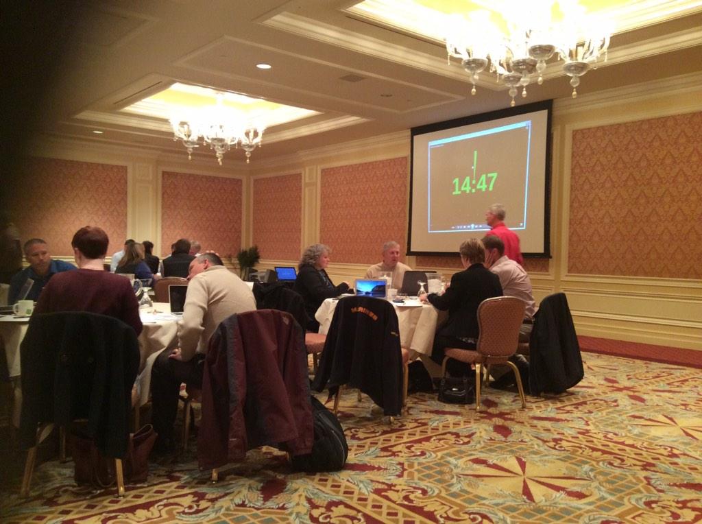 repperjohnsn's tweet photo. #pla14 We are designing the perfect digital classroom with Mike Nelson. http://t.co/sOZYG7KTPV