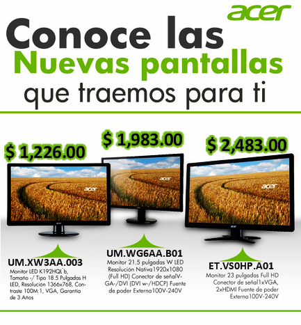 IB5_SA_CV's tweet photo. #EstasViendoYNoVes con #IB5 y #Acer veras súper bien estrena un nuevo #monitor de la entrega nosotros nos encargamos http://t.co/feNdnhbixy