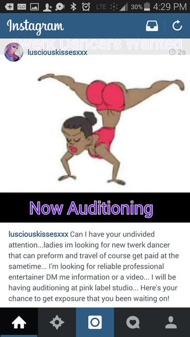 Now hiring to perform with me on stage!! http://t.co/NnetRyoy9o<a href="/tag/iwantluscioustv"class="tags"><span>#iwantluscioustv</span></a>