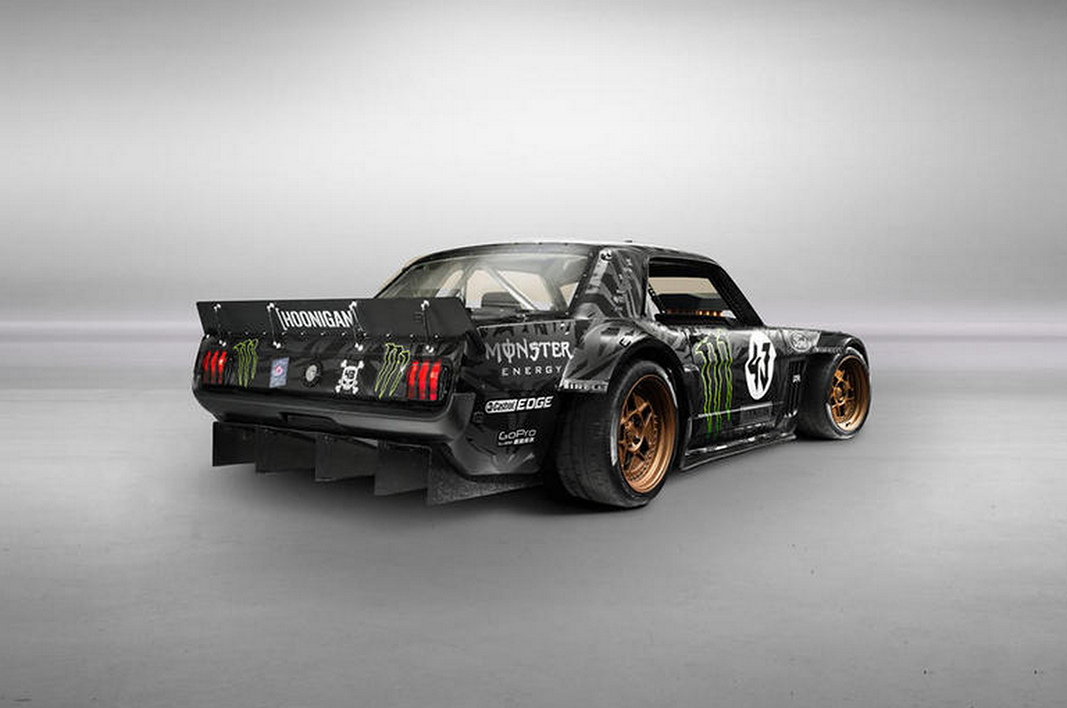 XGames's tweet photo. This afternoon, X Games medalist Ken Block unveiled an 845 HP AWD Mustang that he plans to unleash in #GymkhanaSEVEN. http://t.co/D3aA2ajdtY