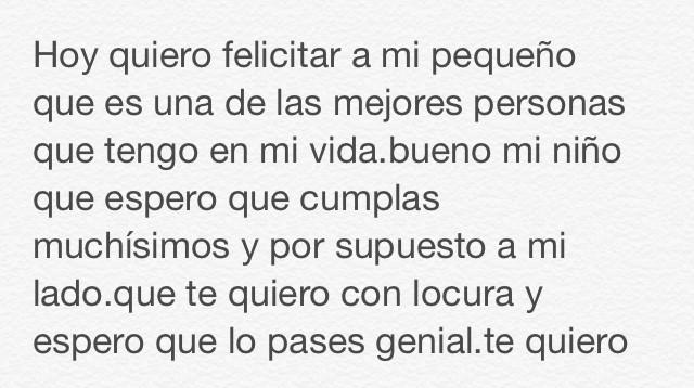ElisaPajuelo's tweet photo. FELICIDADES PEQUEÑO!!.te quiero @AlexMeji03 http://t.co/2hbi4JLuWS