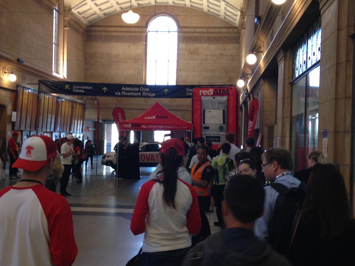 peopleschoiceAU's tweet photo. Any of our members in #Adelaide win big in @rediATM's #bigweds giveaway today at the Adelaide Train Station? http://t.co/gsklvOJ7Dp