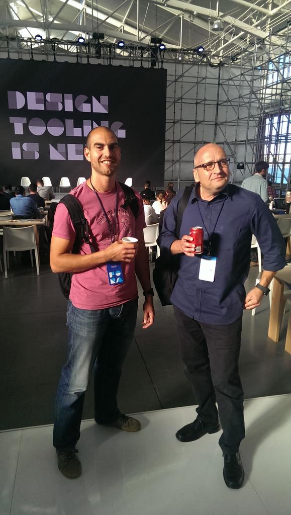 . <a href="/crafty/">Nick Butcher</a> <a href="/JacobGreenshpan/">Jacob Greenshpan</a> and the amazing screen in the background #FORMSF14