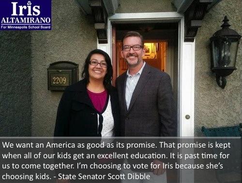 Iris4Kids's tweet photo. Very proud to be endorsed by @ScottDibble A true progressive champion.I hope you'll join him in voting for me tonight http://t.co/hnfcM6iake