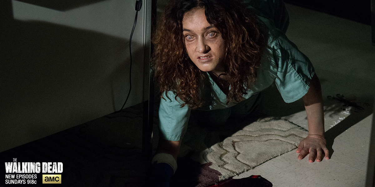 WalkingDead_AMC's tweet photo. Joan got some major revenge! #TheWalkingDead http://t.co/J4kQRvn3P4