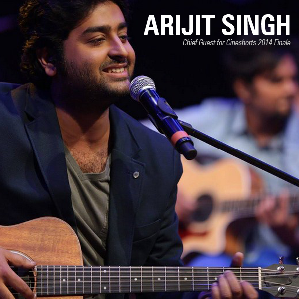 CineShorts's tweet photo. Musical super-star, Arijit Singh will be the chief guest at the much-awaited @Cineshorts 2014 finale! http://t.co/newD5Ot9Rd