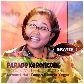 infoseni_'s tweet image. #EventGratis Jumat, 7/11/2014 19.30 Parade Keroncong dg bintang tamu @Endah_Laras di Concert Hall TBY