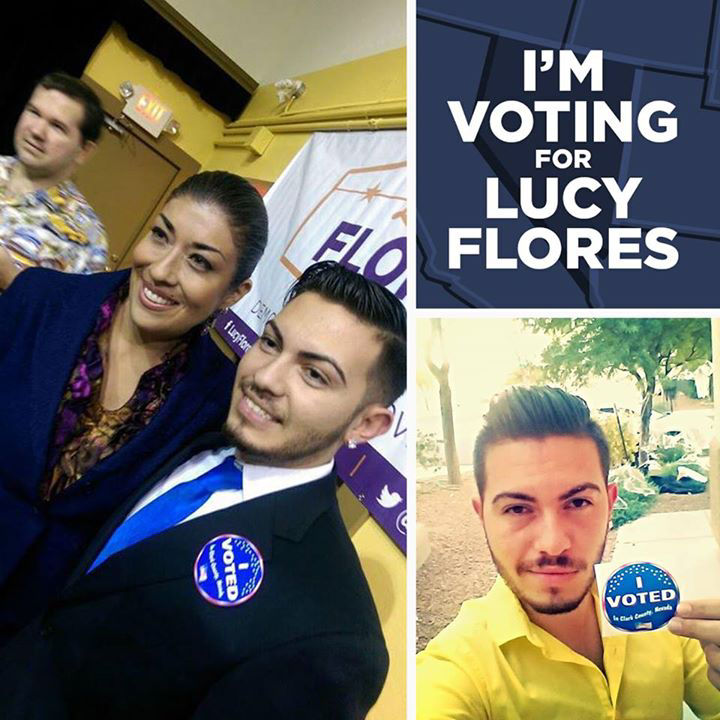 RawLustre's tweet photo. I just voted for @LucyFlores for Lt. Governor. She's been my Assemblywoman since before I could vote - VOTE #LF4LG http://t.co/imUdIwRAVc