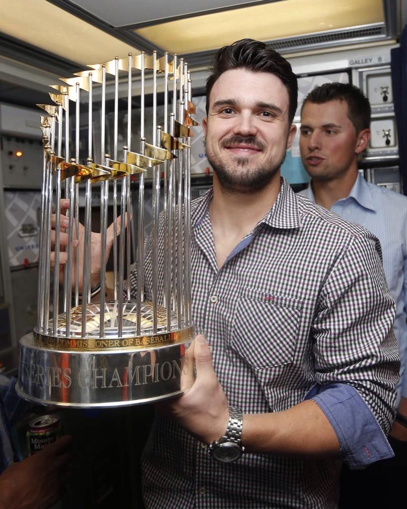 adam duvall on X: The trophy!!!! #SFGiants #WorldSeriesChamps   / X