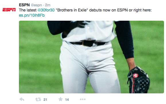 rockerskating's tweet photo. What exactly was @espn trying to convey to me with this tweet? #twitterpreviews #justsayin http://t.co/Dh6wibzAbq