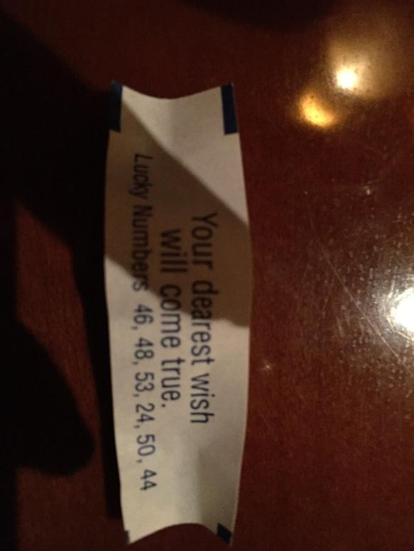 CinCD's tweet photo. My fortune tonight #pfchangs http://t.co/p4q9xyhHKT