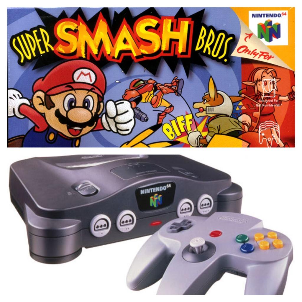 NintendoHumor's tweet image. RETWEET and FOLLOW for a chance to win a Nintendo 64 with a copy of Super Smash Bros 64! Winner will be DM'd!