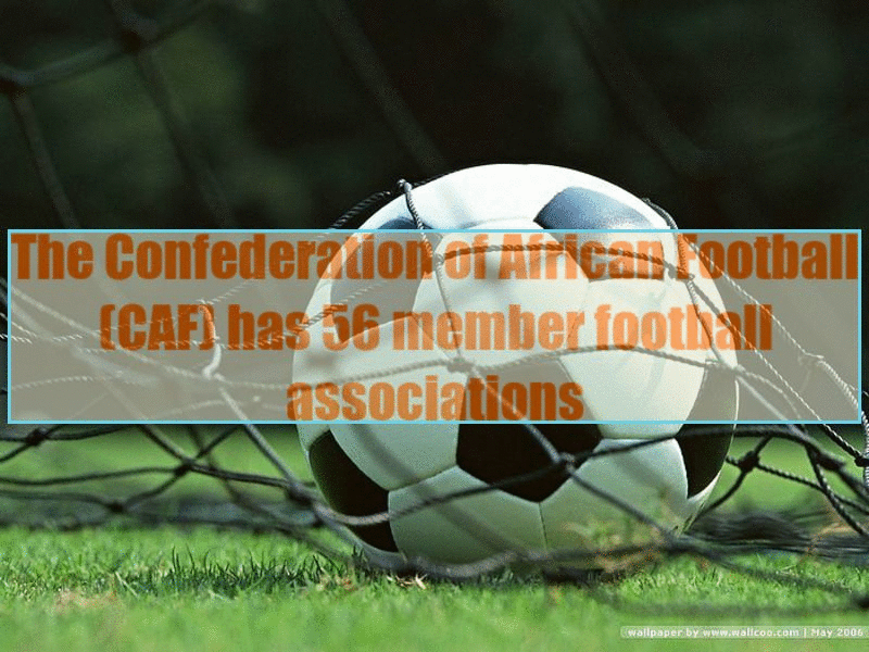 ColoredField's tweet image. The  Confederation  of African Football (CAF) has 56 member football associations