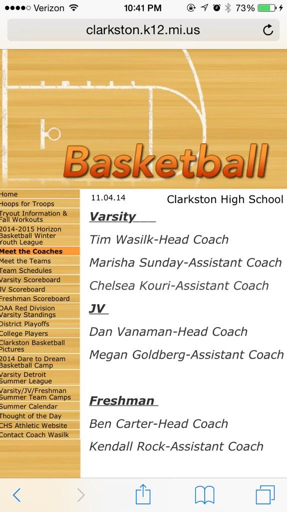 kendallr0ck's tweet photo. So official #assisstantcoach 💁🏀 http://t.co/C4iOZf4JRS