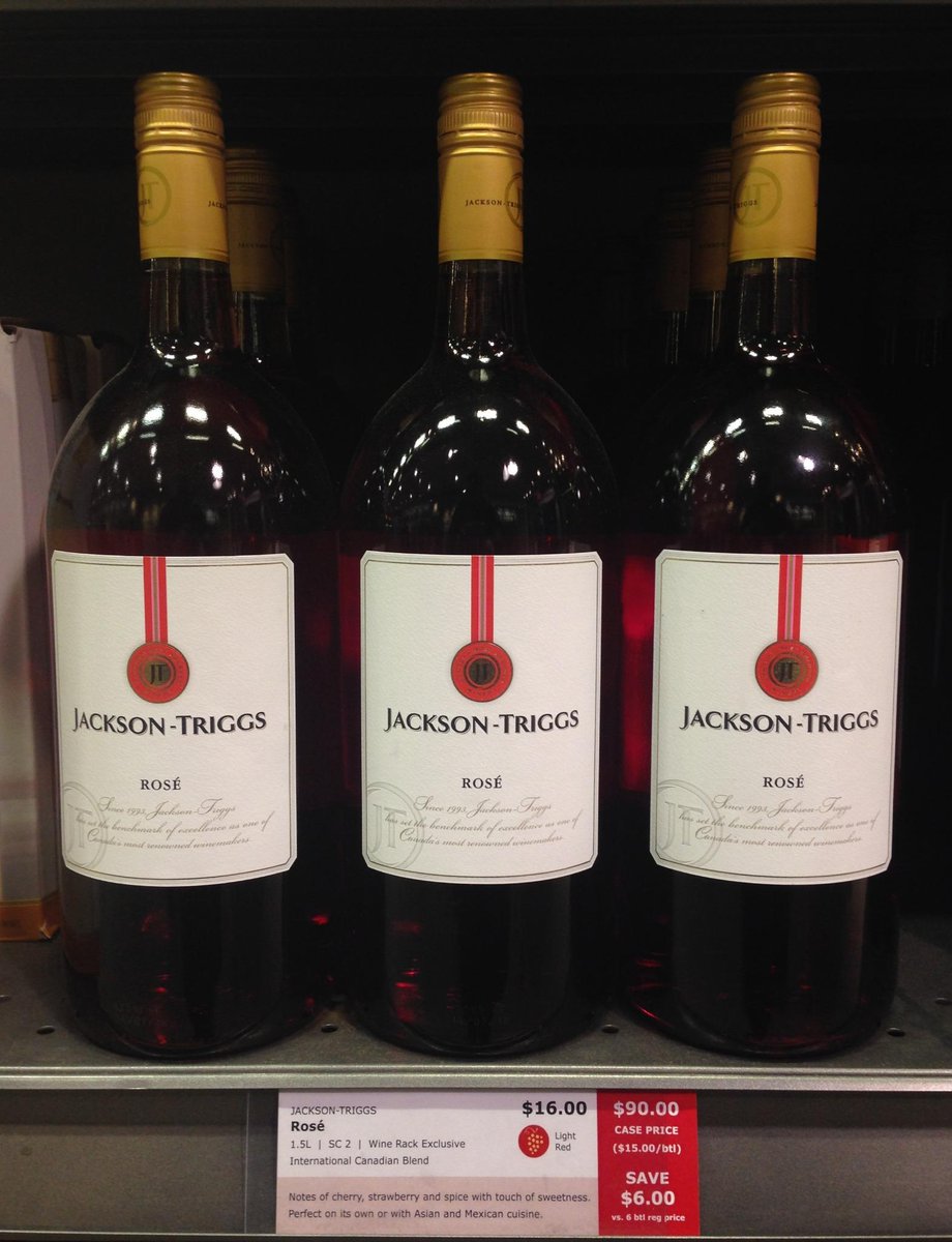 Wine Rack Toronto on Twitter "SAVE 6.00 Jackson_Triggs ROSE CASE